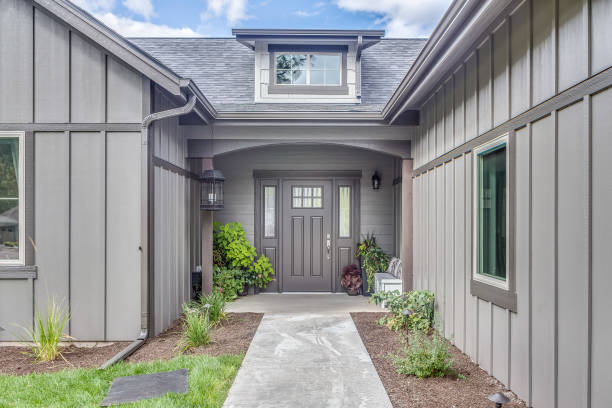 istock Nice landscaping of new home 1394119137