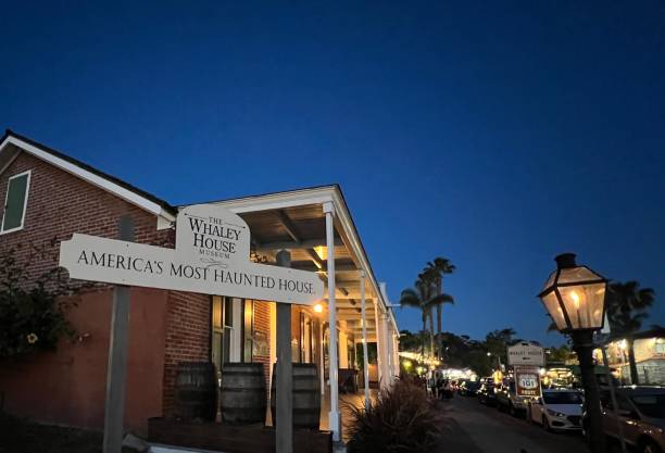 altstadt whaley house - house san diego california old town architecture stock-fotos und bilder