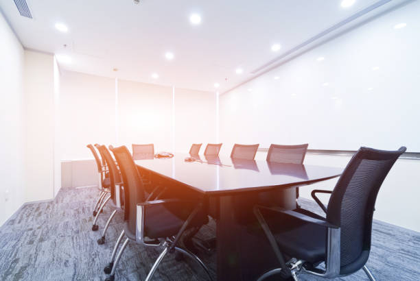 istock Modern board room stock photo 1394121103