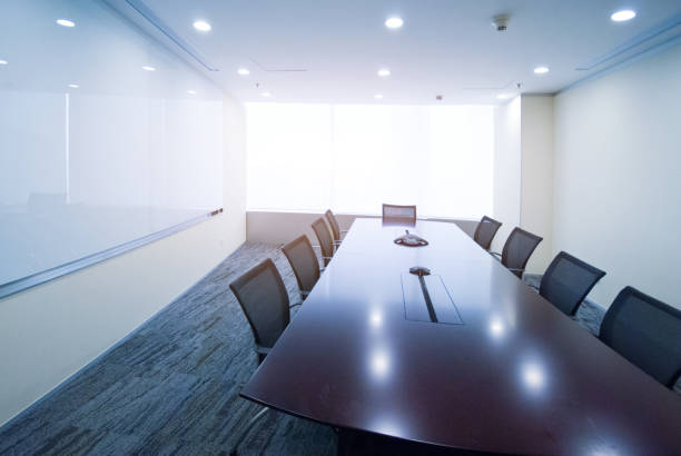 istock Modern board room stock photo 1394121119