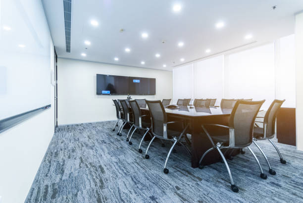 istock Modern board room stock photo 1394121211