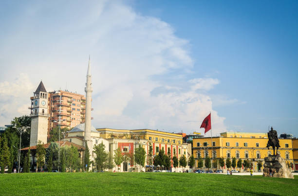 istock Skanderbeg Square in Tirana, Albania 1394124136