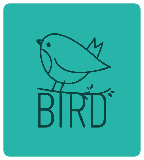 鳥のロゴ - bird feeder illustrations点のイラスト素材／クリップアート素材／マンガ素材／アイコン素材