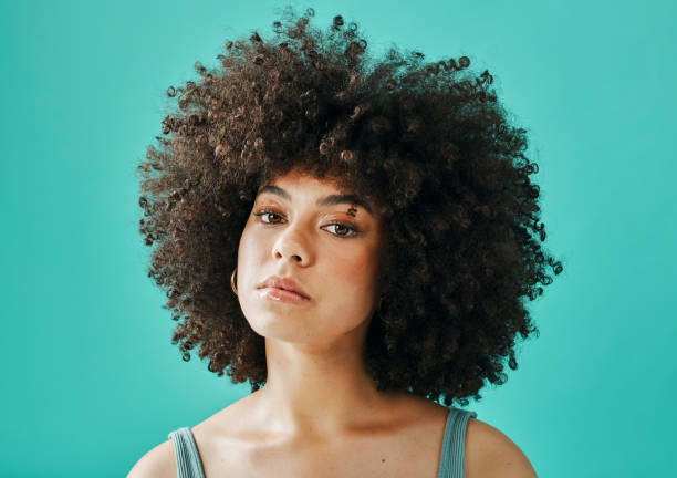 istock Mixed race woman posing in the studio 1394135145