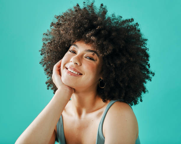 istock Mixed race woman posing in the studio 1394135146