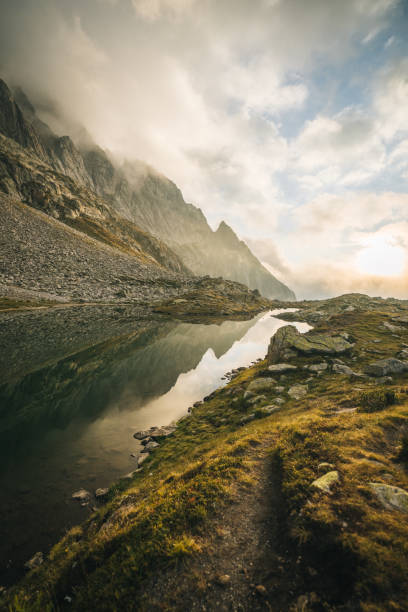 istock Scenic view of Swiss Alps in springtime 1394141241