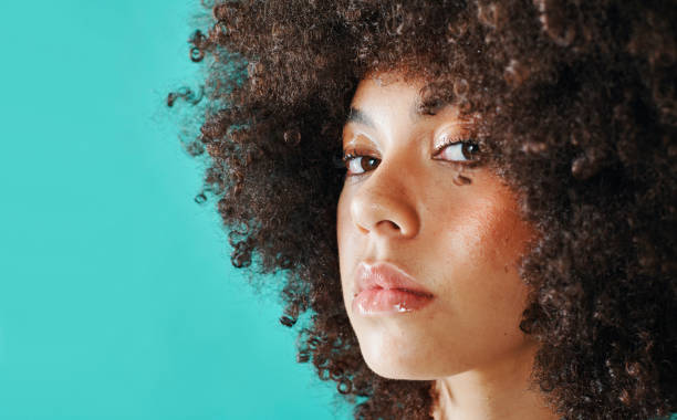 istock Mixed race woman posing in the studio 1394147466