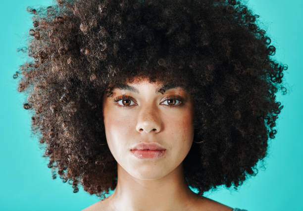 istock Mixed race woman posing in the studio 1394147468