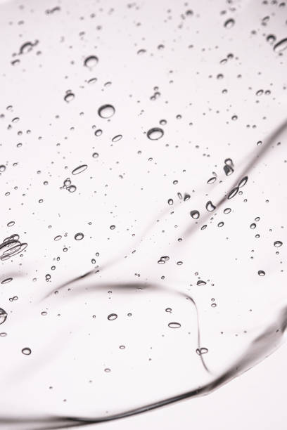 istock The texture of a thick cosmetic gel on a neutral background. 1394149459