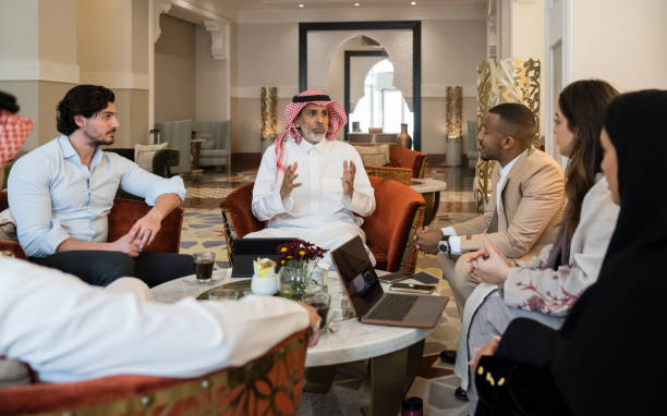 istock Riyadh CEO meeting with young executive team in hotel lounge 1394149756