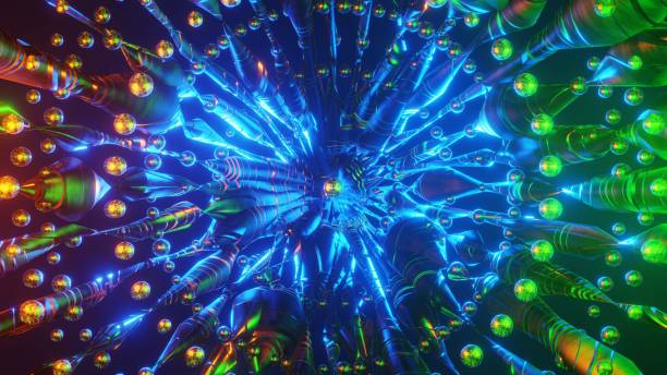 istock 3D Rendering. Cyberspace abstraction. Futuristic Technology Digital Abstraction 1394150201