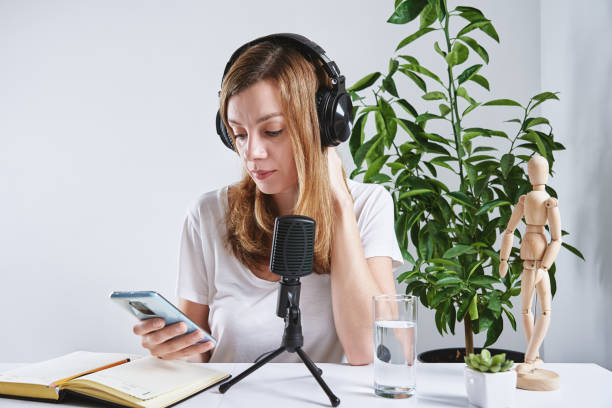 istock Woman use smartphone while studying at home online 1394151448