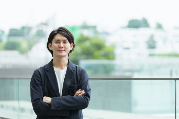 istock Young men and young business owners with arms folded 1394154717
