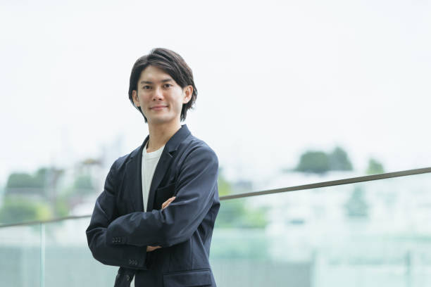 istock Young men and young business owners with arms folded 1394154720
