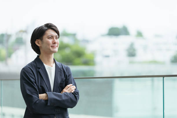 istock Young men and young business owners with arms folded 1394154723