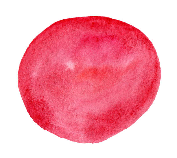 istock Watercolor shape isolated on white background 1394160733