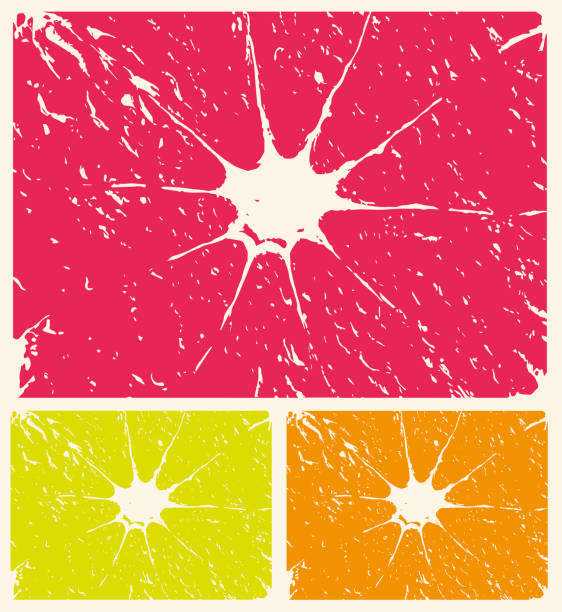 абстрактный фон фруктовый многоцветный - lime juice illustrations stock illustrations