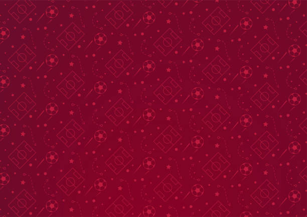 qatar cup. football background, stylish background for banner, card, website. vector illustration. - qatar 幅插畫檔、美工圖案、卡通及圖標