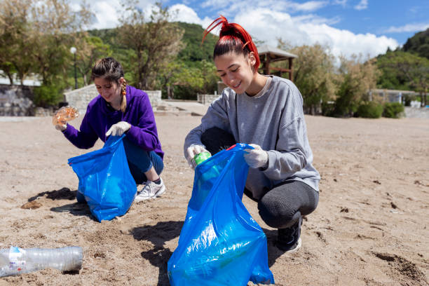 istock A group of young volunteer cleaning  the beach 1394178544