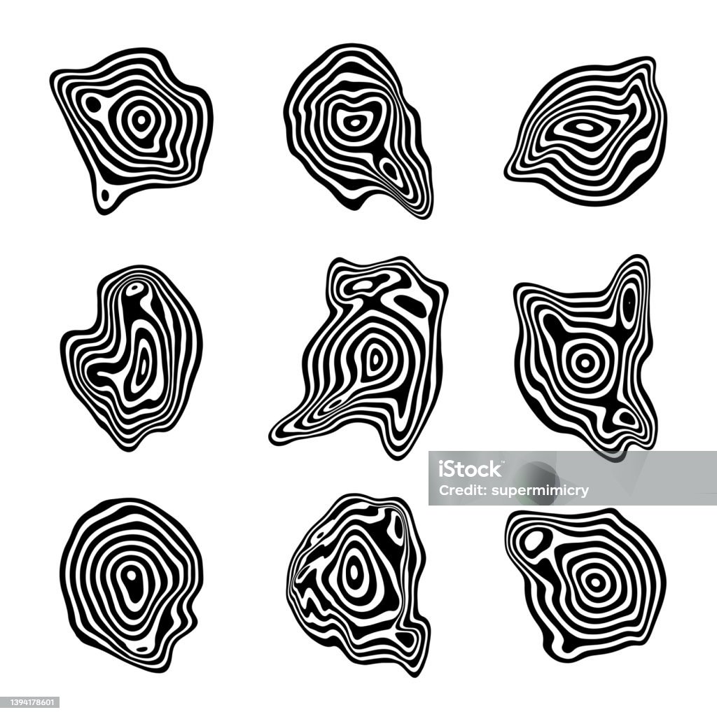 Liquid Line Pattern Background Stock Illustration - Download Image Now ...