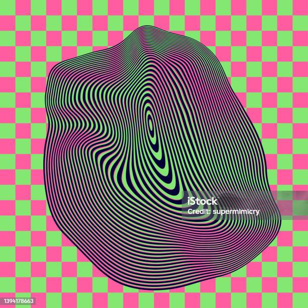 Liquid Line Pattern Background Stock Illustration - Download Image Now ...