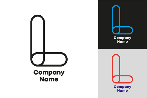 Letter L Vector Logo Design illustration.