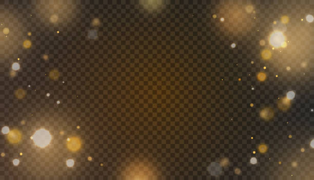 glitzer-vintage-lichter hintergrund. gold, orange, schwarz. defokussiert. vektor - star trail galaxy pattern star stock-grafiken, -clipart, -cartoons und -symbole