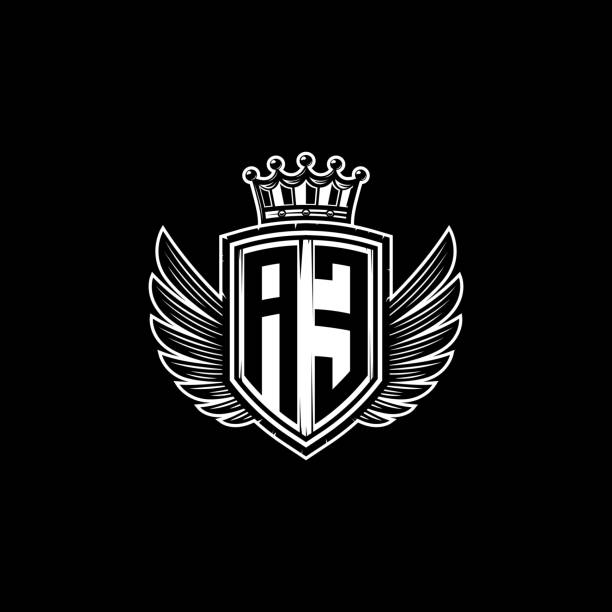 Logo Ae Monogram Shield Crown Thiết Kế Sang Trọng Hình minh họa ...