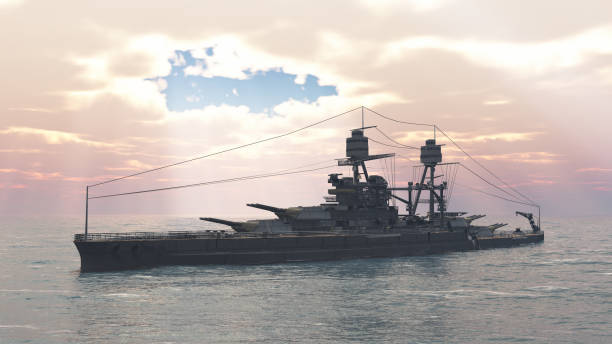 istock American battleship of World War II 1394223469