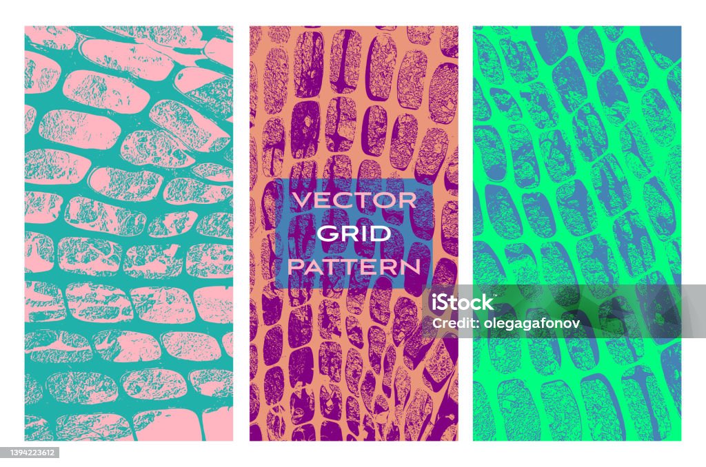 Screen Mesh Color Pattern Design Vector Abstract Mesh Pattern Color Grid Background Cell Texture For ...