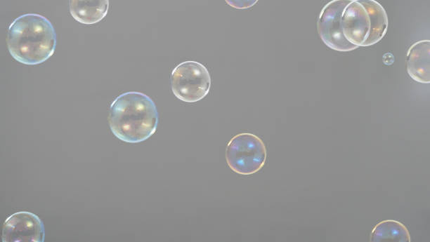istock Soap bubble drop or Shampoo bubbles floating like flying in the air black background which represent refreshing moments and gentle soft. Bubbles drops for soap  shampoo or detergent product industry. 1394250257