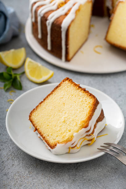 istock Lemon pound cake with powder sugar glaze 1394250900