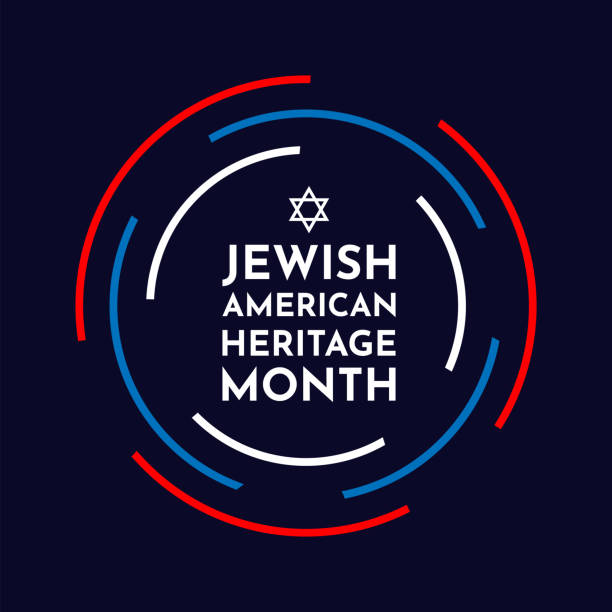 illustrations, cliparts, dessins animés et icônes de mois du patrimoine juif américain, mai. vecteur - judaïsme
