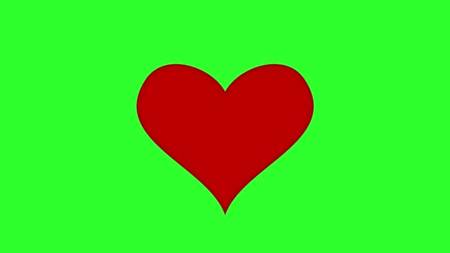 love heart emoji emoticon green screen loop Free Stock Video Footage  Download Clips heart shape