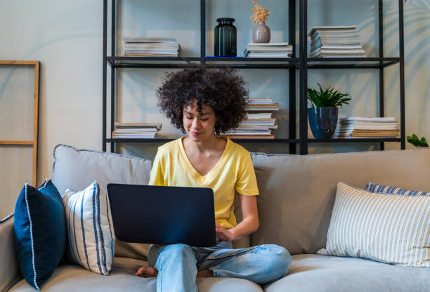 istock Beautiful latino woman at home 1394260077