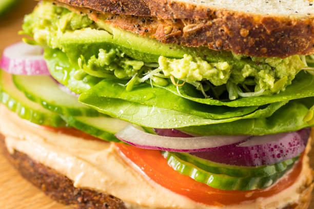 istock Homemade Mediterranean Veggie Hummus Sandwich 1394262102