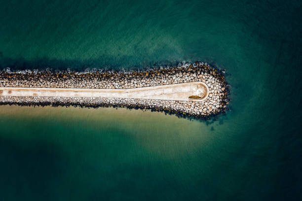 istock Entrance to port. 1394262726