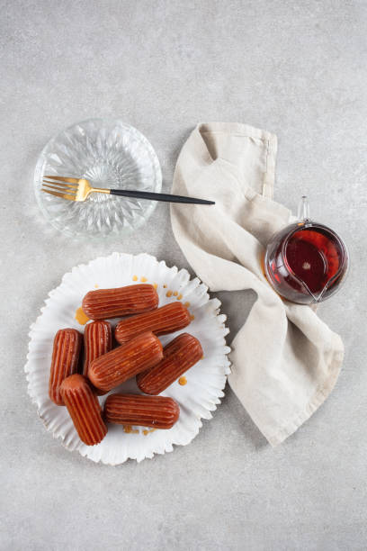 istock Tulumba Dessert served with sirup 1394278142