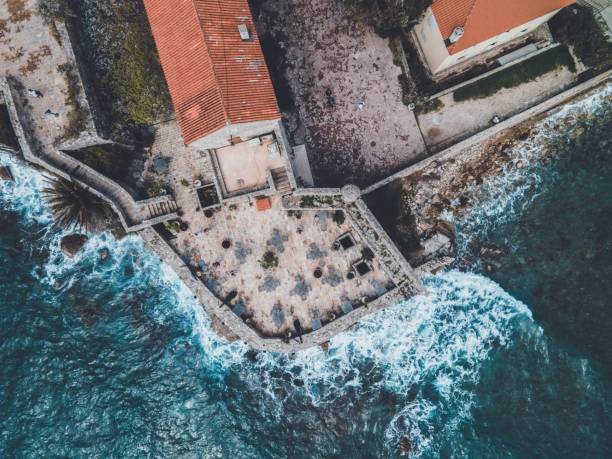 istock Drone views of Budva's Old Town in Montenegro 1394280990