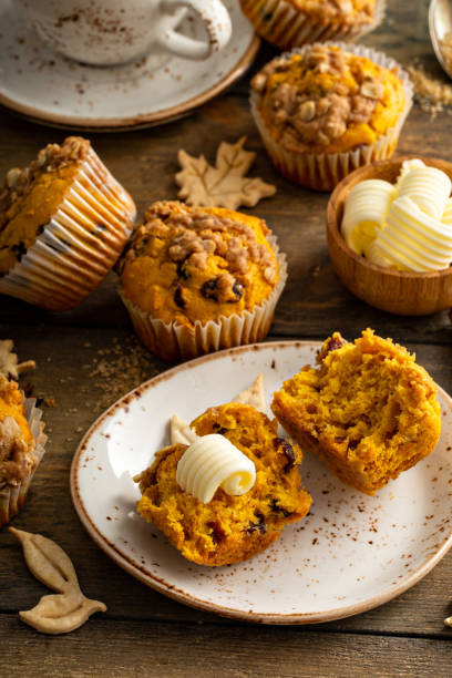 istock Pumpkin muffins with oat and brown sugar crumble 1394283235