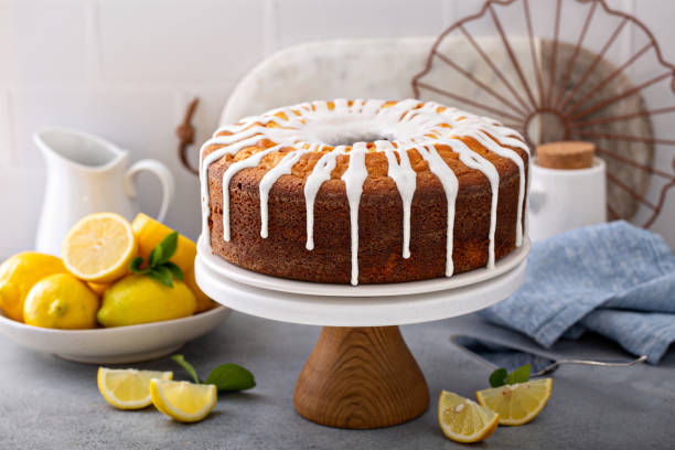 istock Lemon pound cake with powder sugar glaze 1394283274