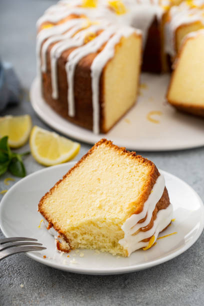 istock Lemon pound cake with powder sugar glaze 1394283278