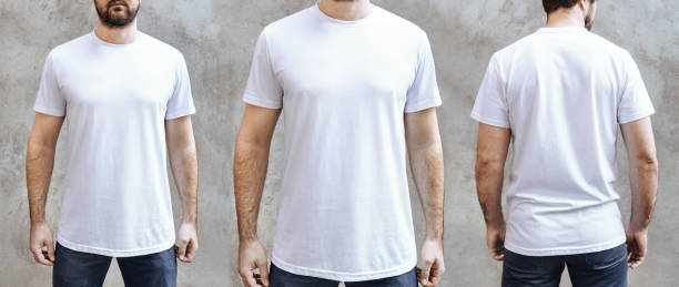 istock A man in a white T-shirt 1394285340