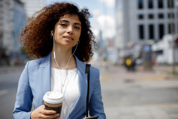 istock Businesswoman communting to work 1394289143