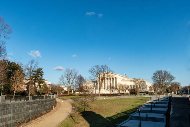 budynek sądu najwyższego stanów zjednoczonych - washington dc state capitol building column us supreme court zdjęcia i obrazy z banku zdjęć