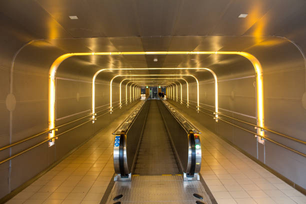 istock Travellator at Oslo central station 1394295991