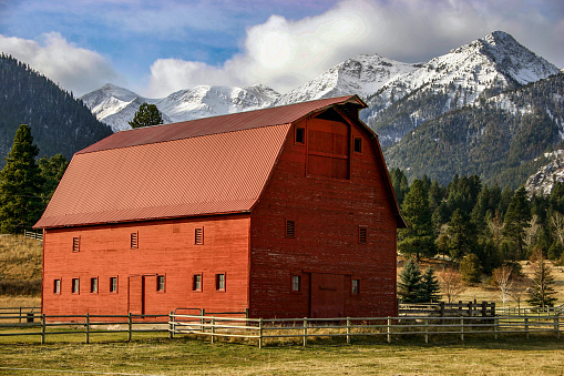 Ranching barn near Joseph, Oregon