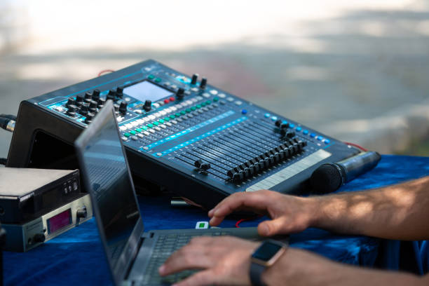 istock Sound mixer, sound control systems device 1394299086