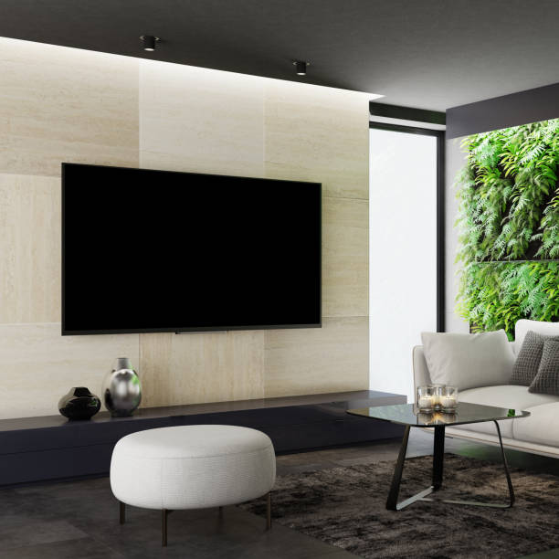 istock Modern Luxurious Villa with green wall vertical garden. 1394299830
