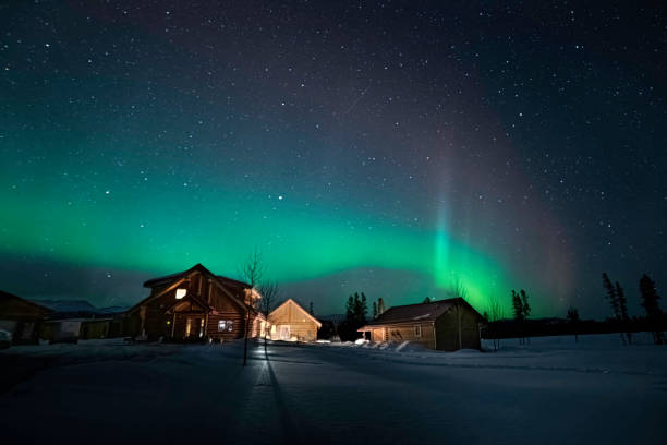 istock Northern Lights as seen from the Yukon Territory, Canada 1394303666